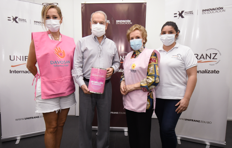 UNIFRANZ se une a la campaña de la lata rosada “Un millón de corazones salvando vidas”