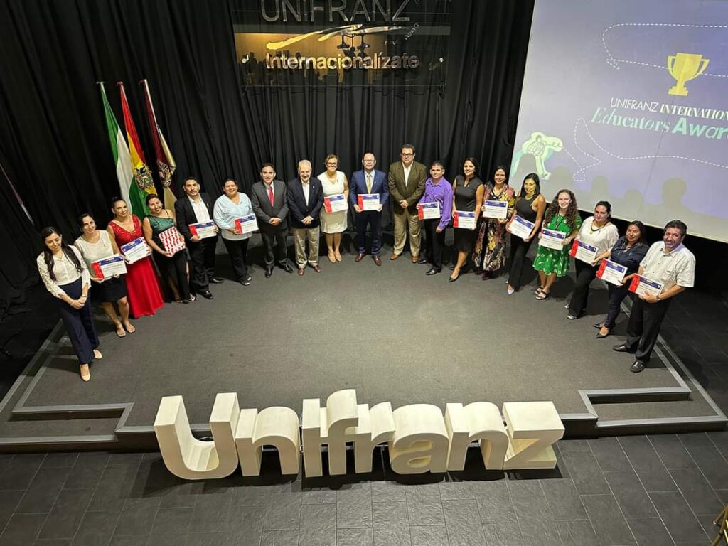 Unifranz International Educators Awards distingue a 18 promotores de la internacionalización en Santa Cruz