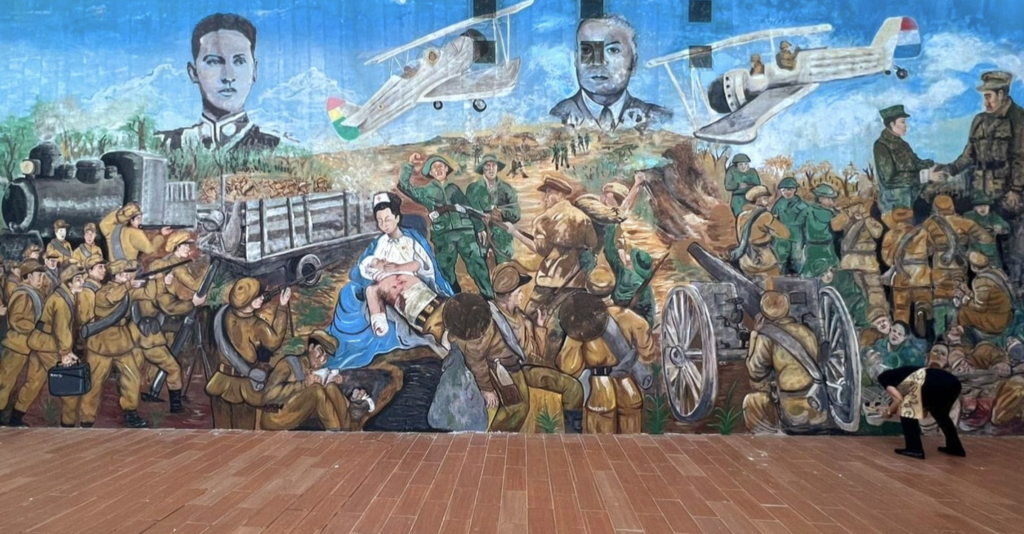 Unifranz recuerda 88 años del Tratado de Paz entre Paraguay y Bolivia con un mural restaurado y otras actividades