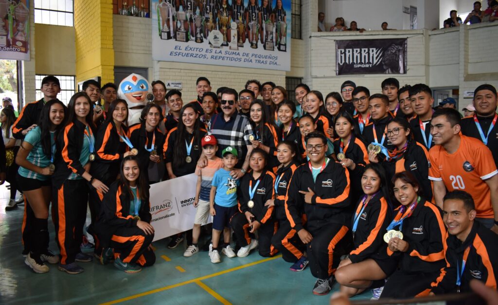 Sede de campeones, Unifranz consigue 31 medallas en los juegos universitarios de Cochabamba