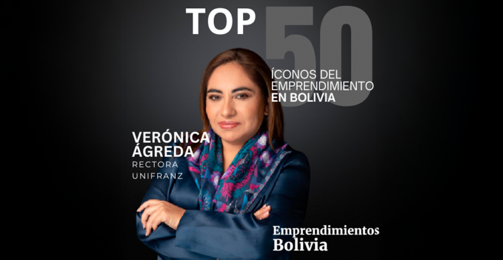 Verónica Ágreda, una de las 50 personalidades íconos del ecosistema emprendedor en Bolivia  