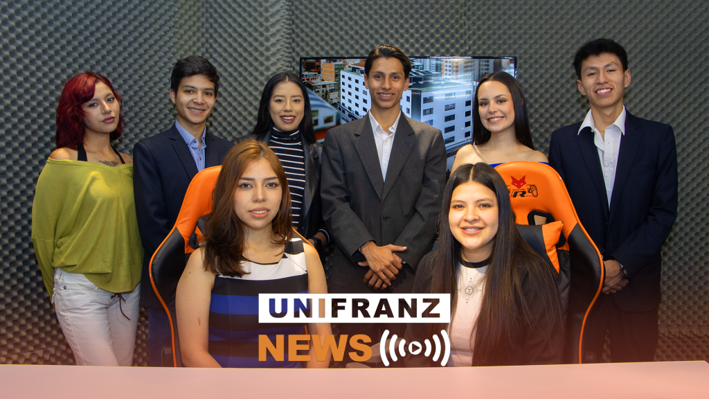 Los estudiantes de la carrera de Periodismo de Unifranz La Paz que conducirán los nuevos programas de streaming
