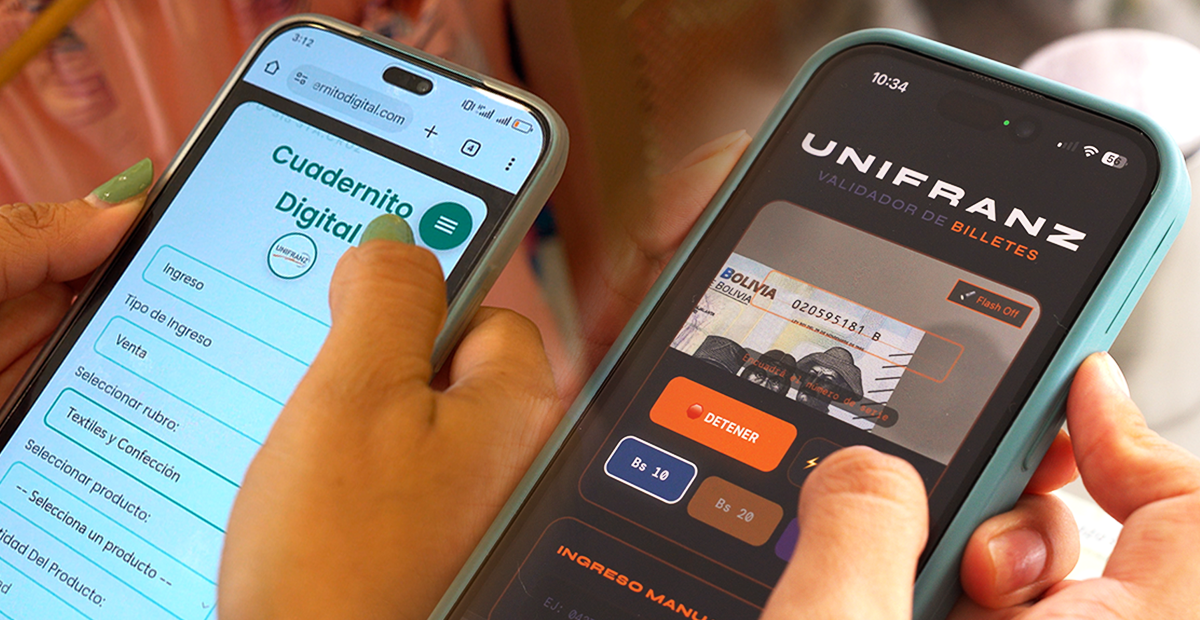 Estudantes da Unifranz desenvolvem aplicativos para organizar finanças, facilitar pagamentos digitais sem internet e verificar dinheiro