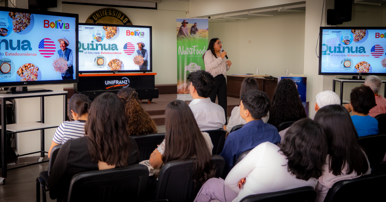 Imagen destacada para el artículo: Bolivia podría multiplicar sus exportaciones con valor agregado, según iniciativa de estudiantes de Unifranz