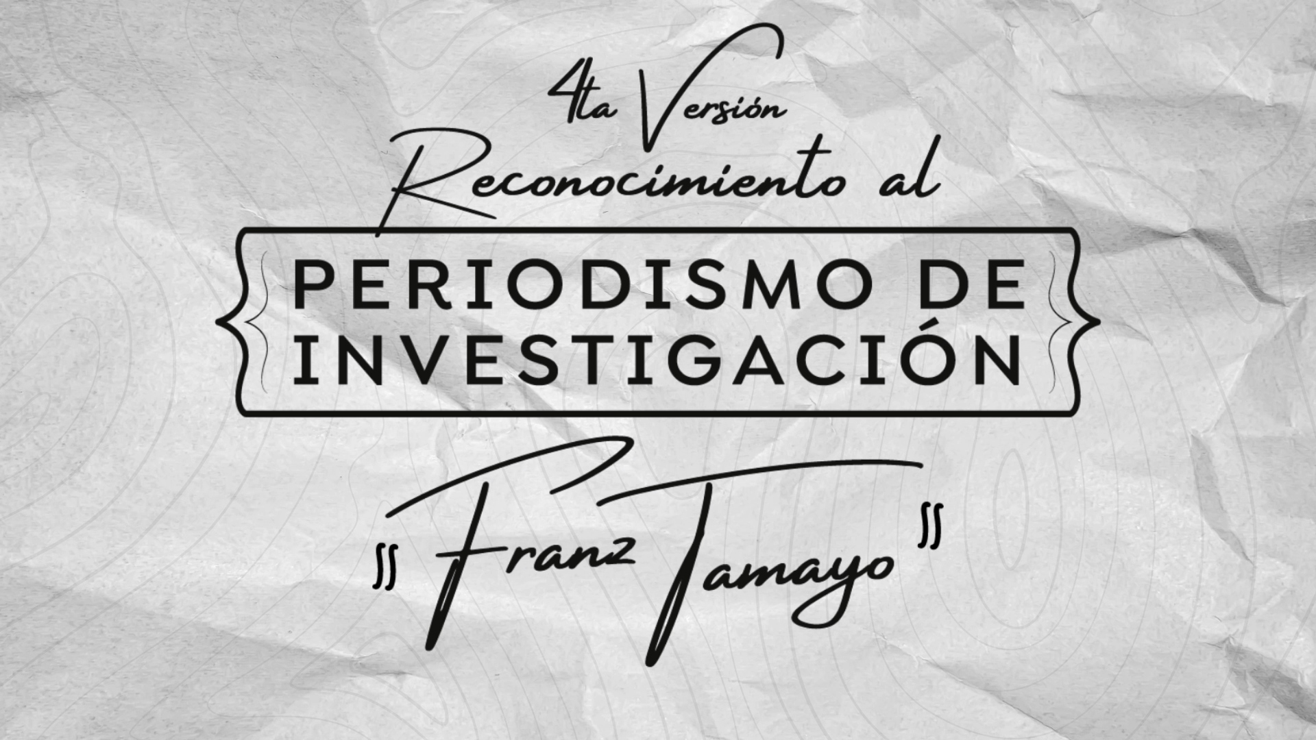 El Reconocimiento al Periodismo de Investigación promueve el rigor, la ética y el impacto social del periodismo en Bolivia.