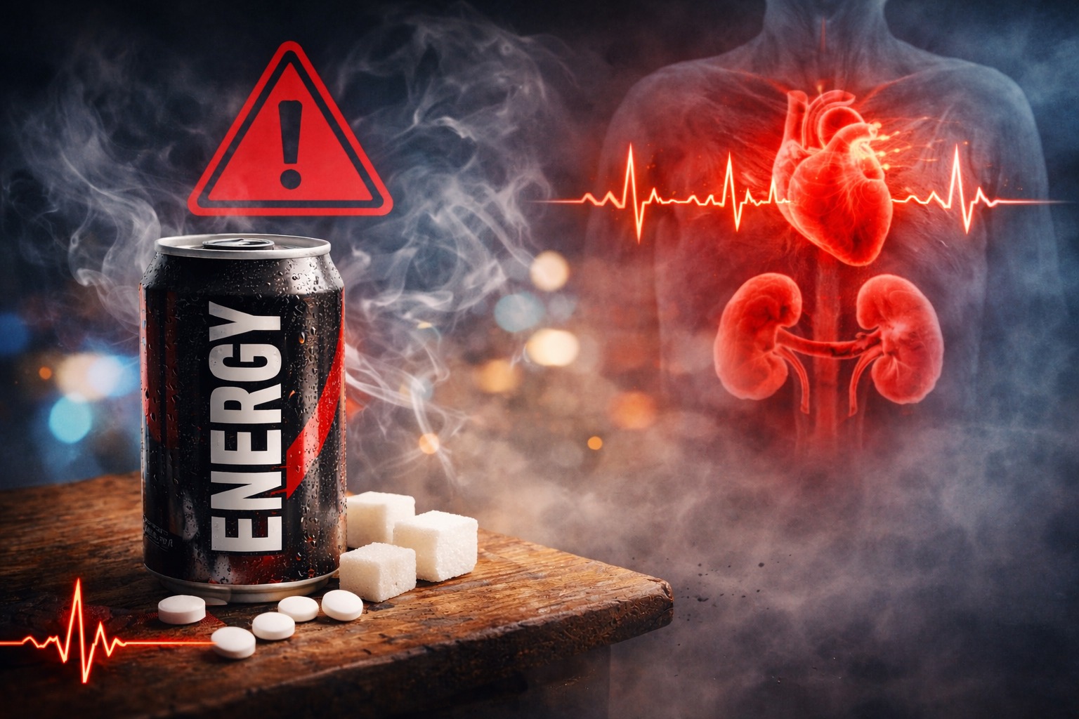 El consumo de energizantes puede generar riesgos para la salud que pasan desapercibidos.