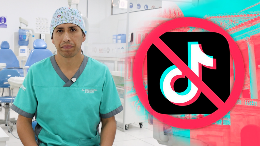 Carlos Montes, docente y coordinador de la Clínica Odontológica de Unifranz La Paz.