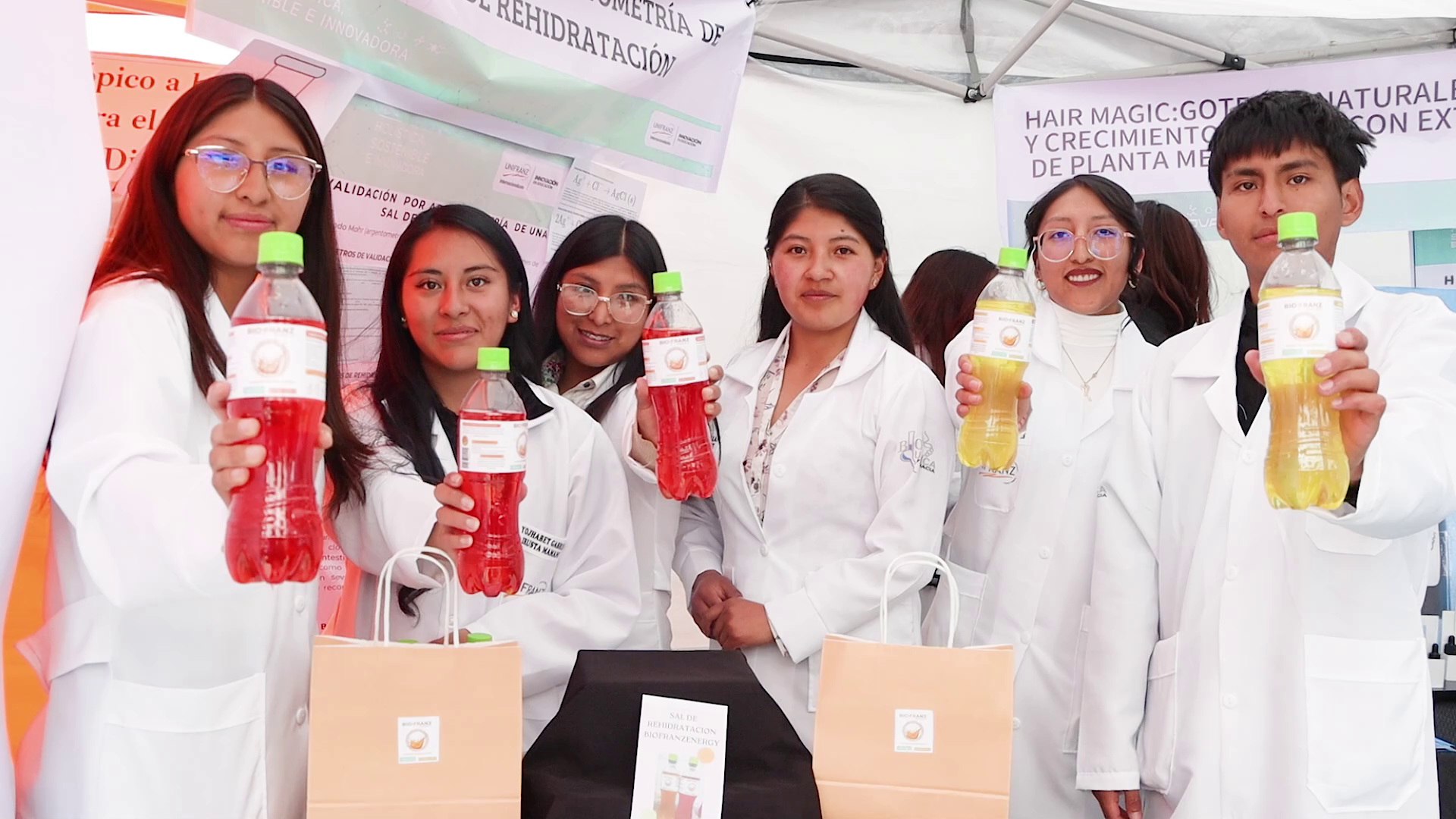 BIOFRANZ - Energizante hecho por estudiantes de El Alto